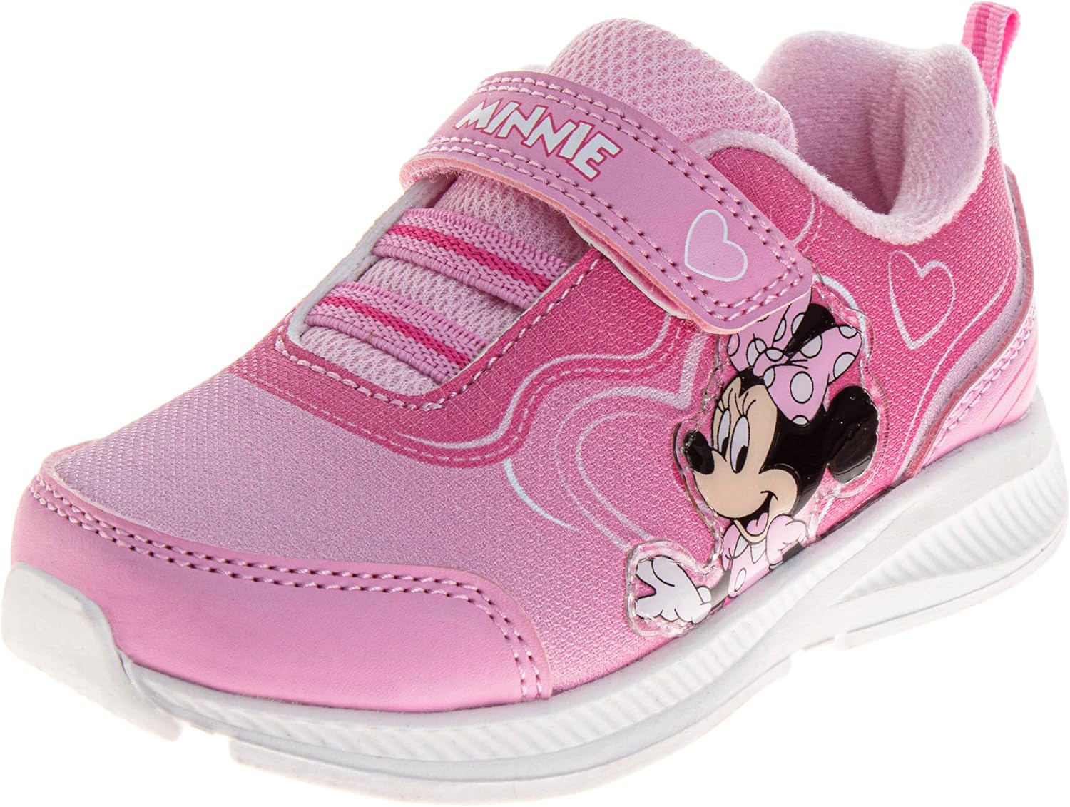 

Детские кроссовки с персонажами мультфильмов: Человек-паук, Тачки, Щенячий патруль, Минни Маус, Холодное сердце, Стич Josmo, розовый