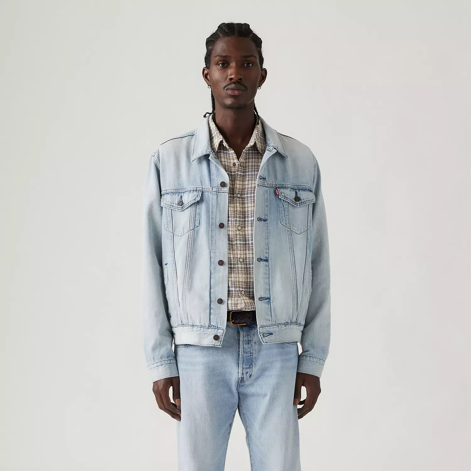 Легкая куртка дальнобойщика Levi's, цвет Build A House - Light Wash — фото 2