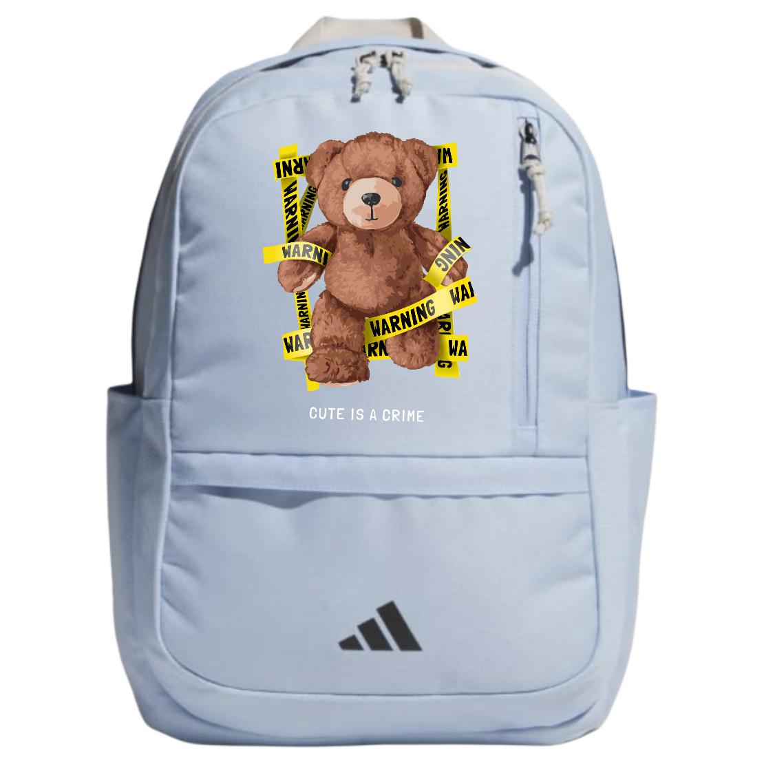 

Adidas Тканевый рюкзак унисекс глянцевый синий, Tape Bear