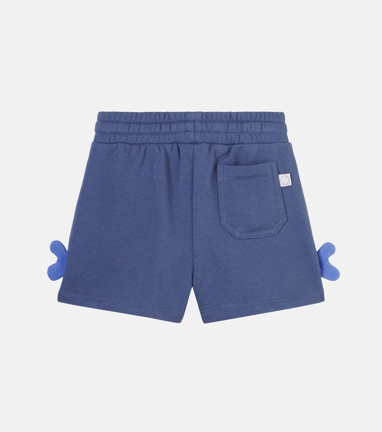 Шорты хлопковые Stella Mccartney Kids, синий — фото 2