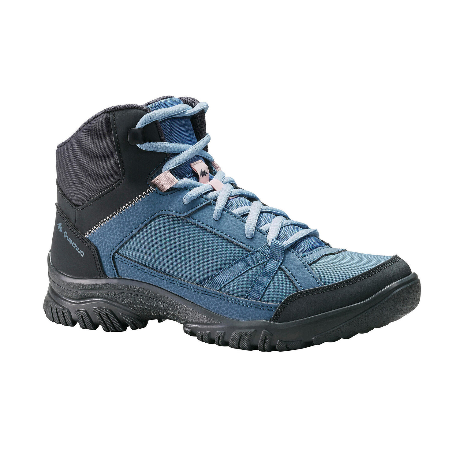 

Ботинки походные Quechua NH100 Mid, синий/черный