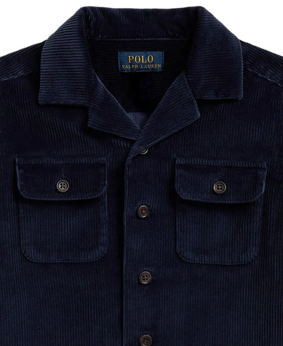 Куртка-рубашка из хлопкового вельвета, с длинным рукавом Polo Ralph Lauren, Refined Navy — фото 3