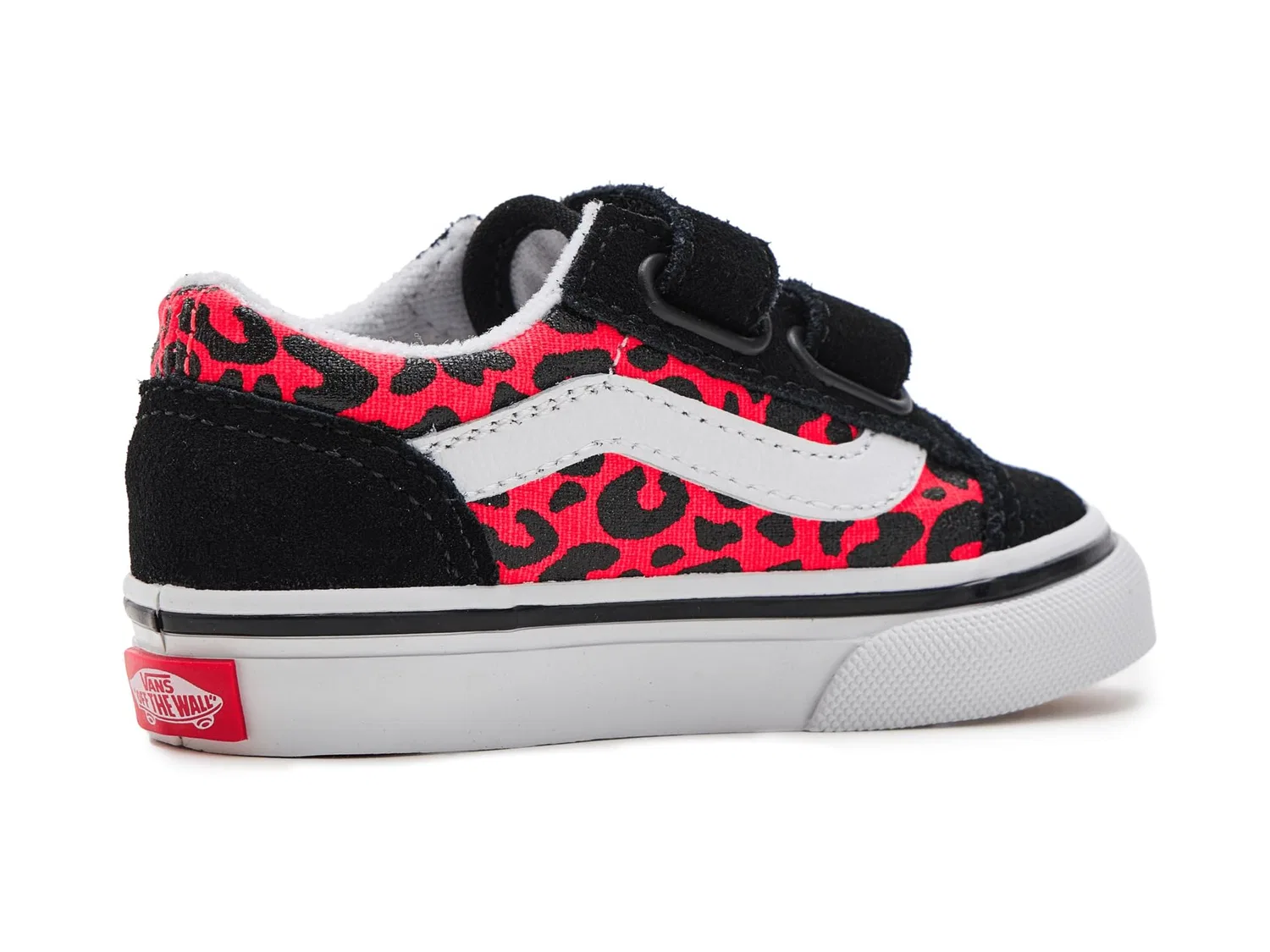 Кроссовки Old Skool V (для младенцев и малышей) Vans Kids, Glitter Leopard Diva Pink — фото 4