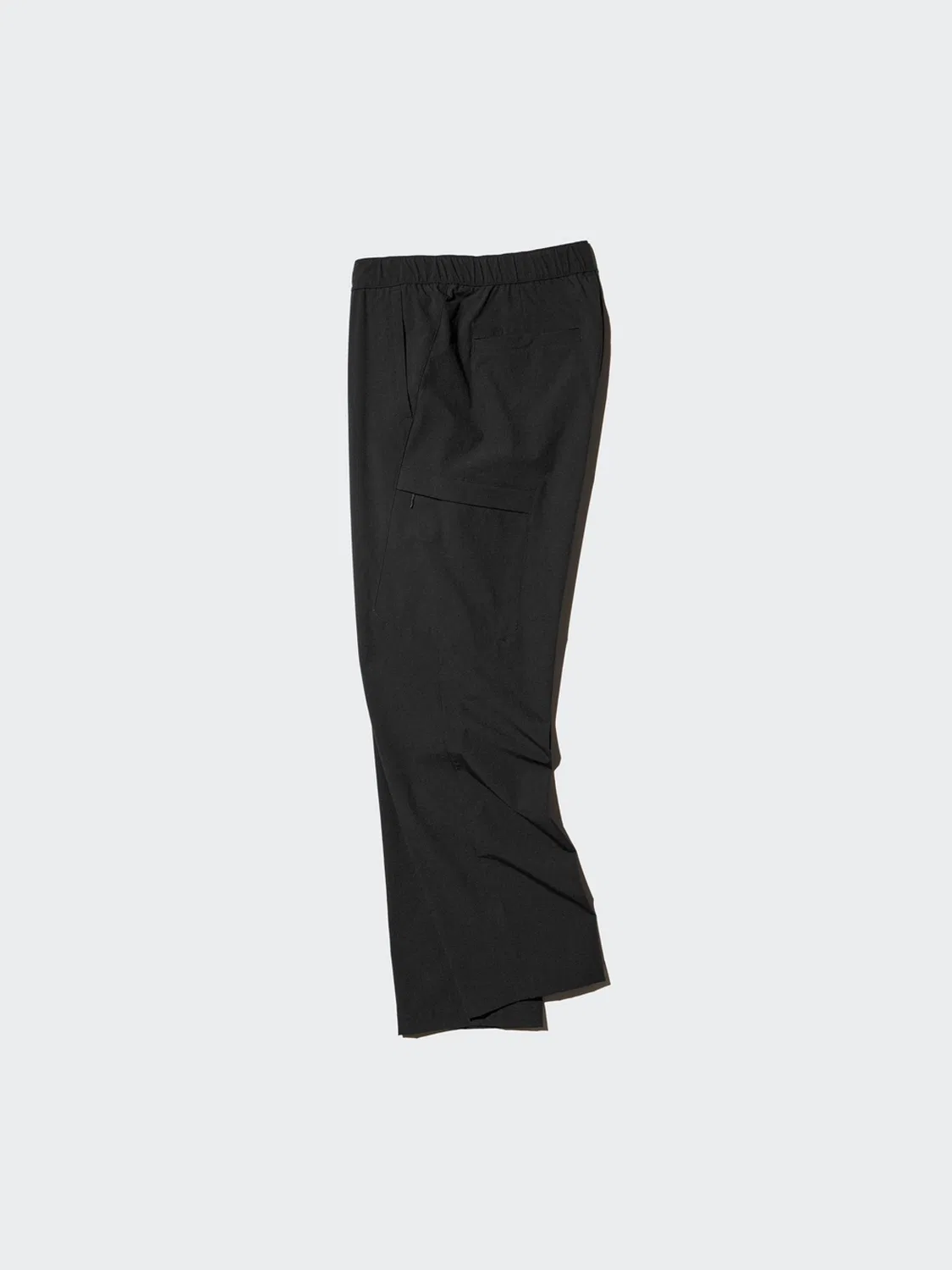 Брюки эластичные Uniqlo, бежевый — фото 4
