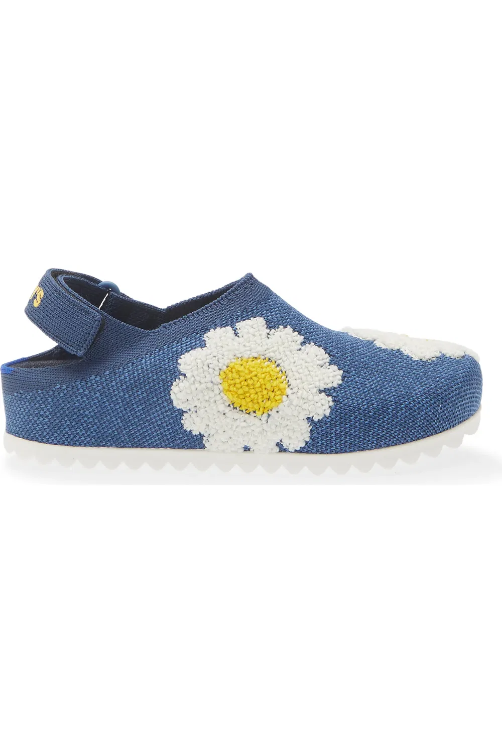 Детские сабо с регулируемым ремешком Kids' Clog Rothy's, Indigo Daisy — фото 3