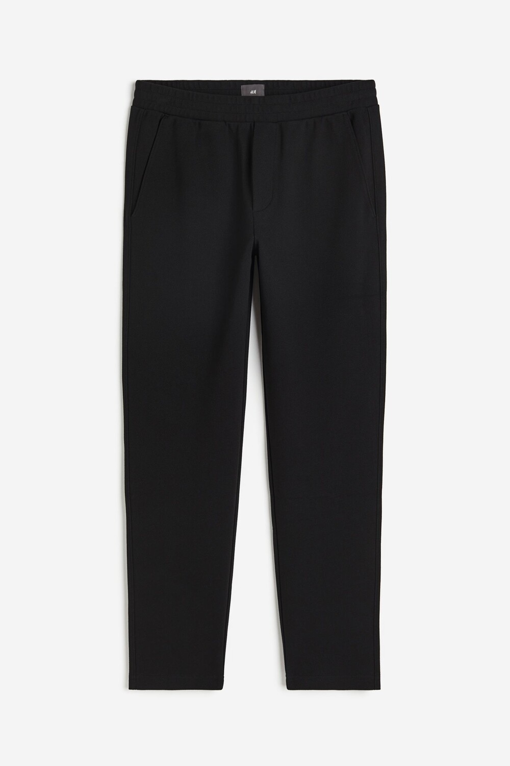 

Брюки H&M Wide Slim Fit Twill, черный