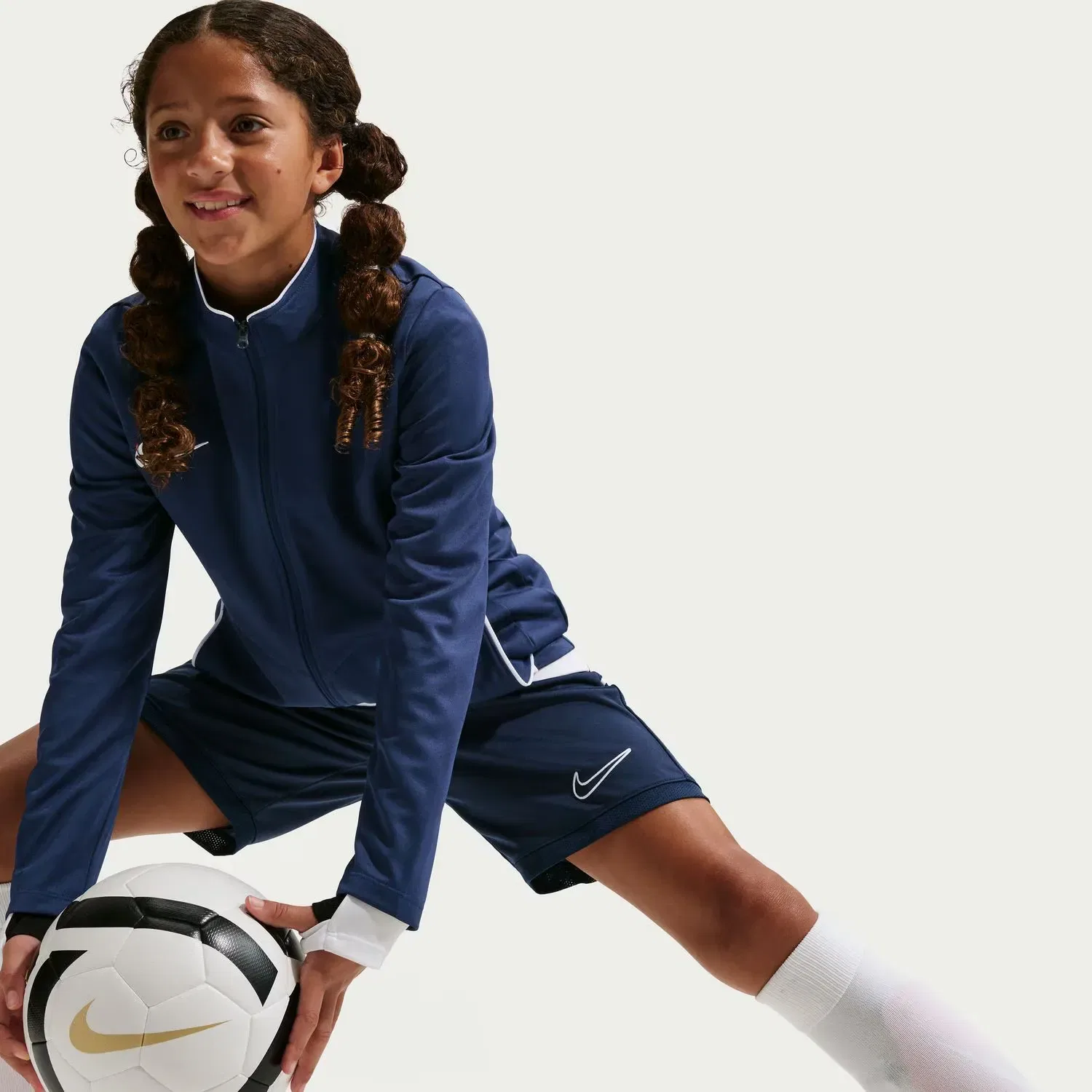 Детские шорты для мальчиков из легкой ткани Academy25 Nike, Синий Морской — фото 4
