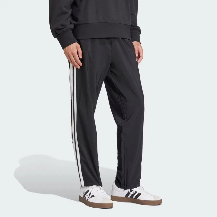 Спортивные брюки с эластичным поясом на шнурке, модель M STNFRD OPT 3S BLACK/WHI, adidas, Черный — фото 3