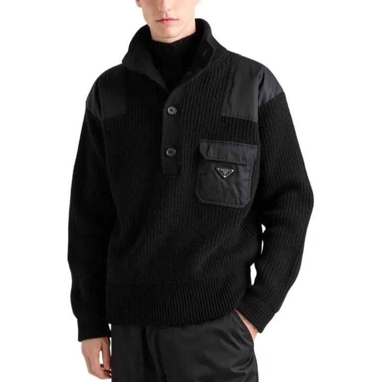 Свитер водолазка Prada, Black — фото 4