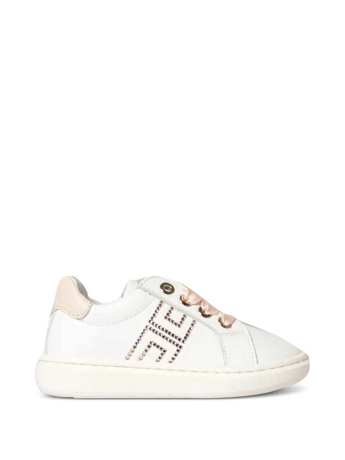 Кроссовки кожаные белые Elisabetta Franchi, белый