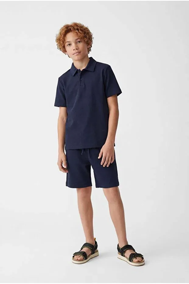 Детские шорты для мальчиков джинсовые Paulmark, Navy Blue — фото 2