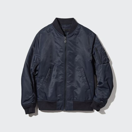 

Бомбер унисекс Uniqlo MA-1, 69 темно-синий