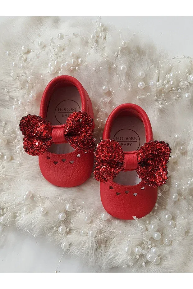 Детские туфли-лоферы из натуральной кожи Alice Hodore, Bright Red