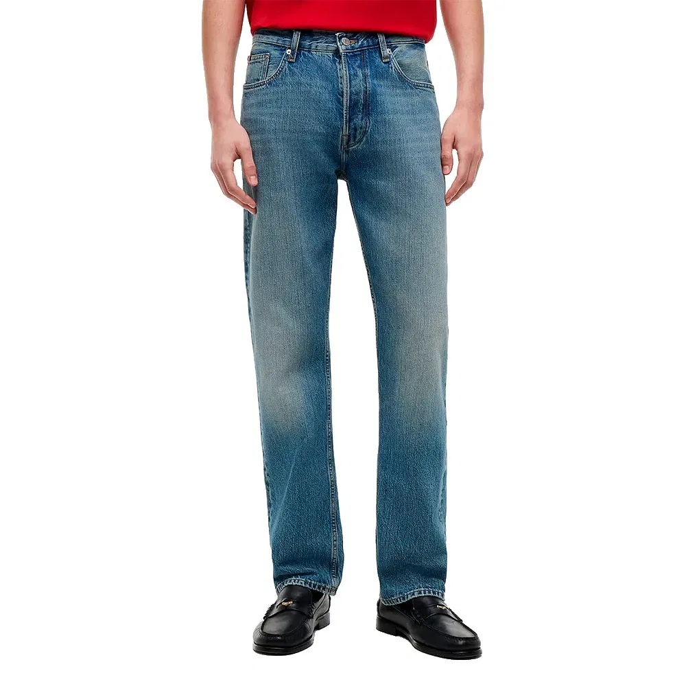 Пальто Tommy Hilfiger Dover Regular Straight Fit, синий