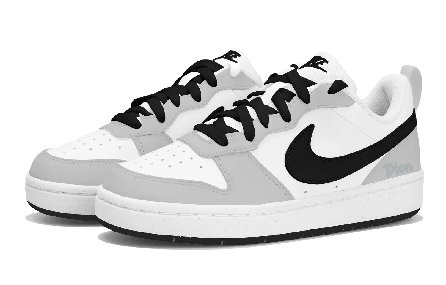 Детские кроссовки для скейтбординга Nike Court Borough 2, Gray — фото 4