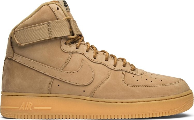 

Кроссовки Nike Air Force 1 High '07 LV8 WB 'Flax', загар, Коричневый, Кроссовки Nike Air Force 1 High '07 LV8 WB 'Flax', загар