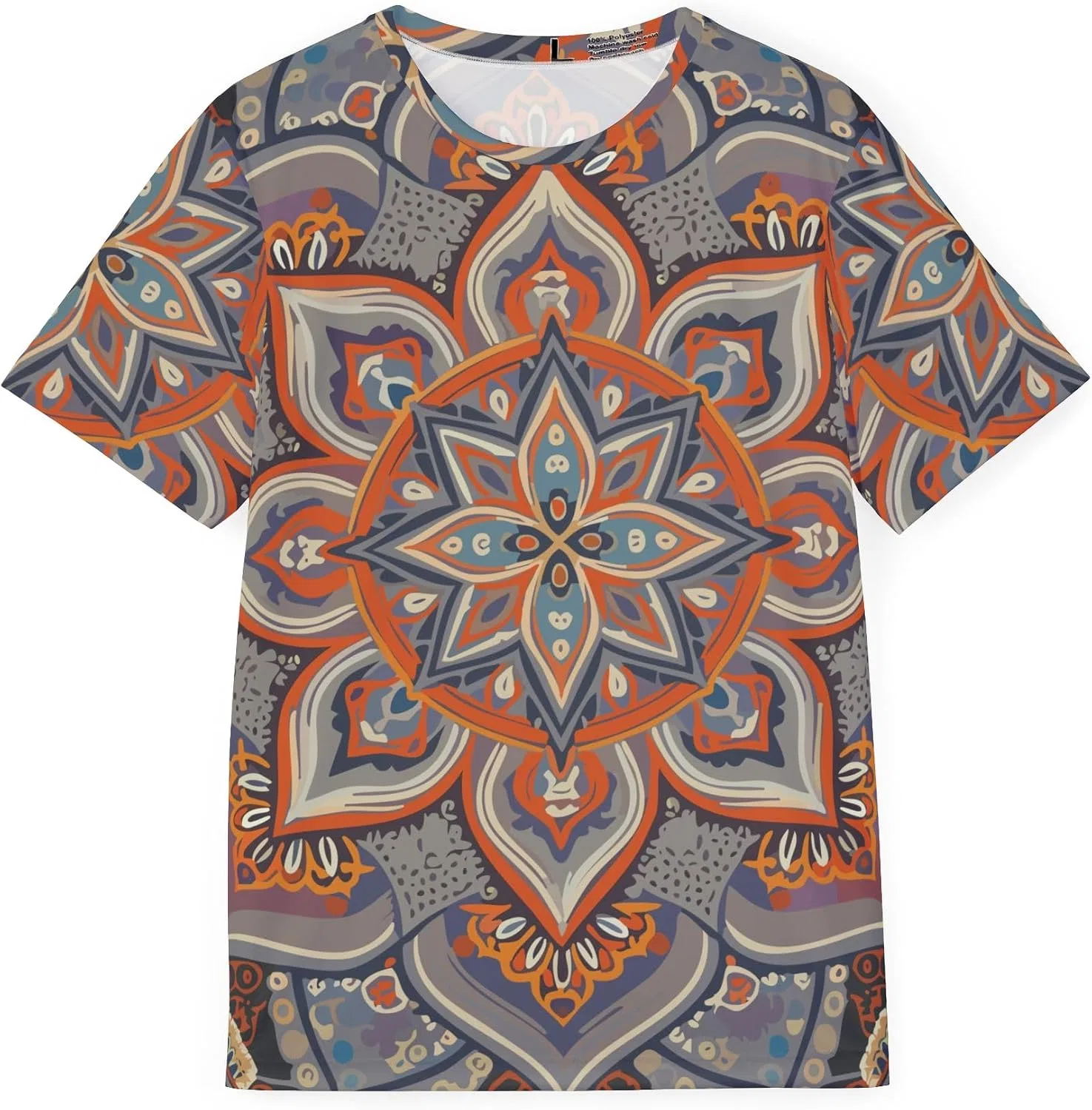 Унисекс футболка с орнаментом Mandala Tee, Multicolor