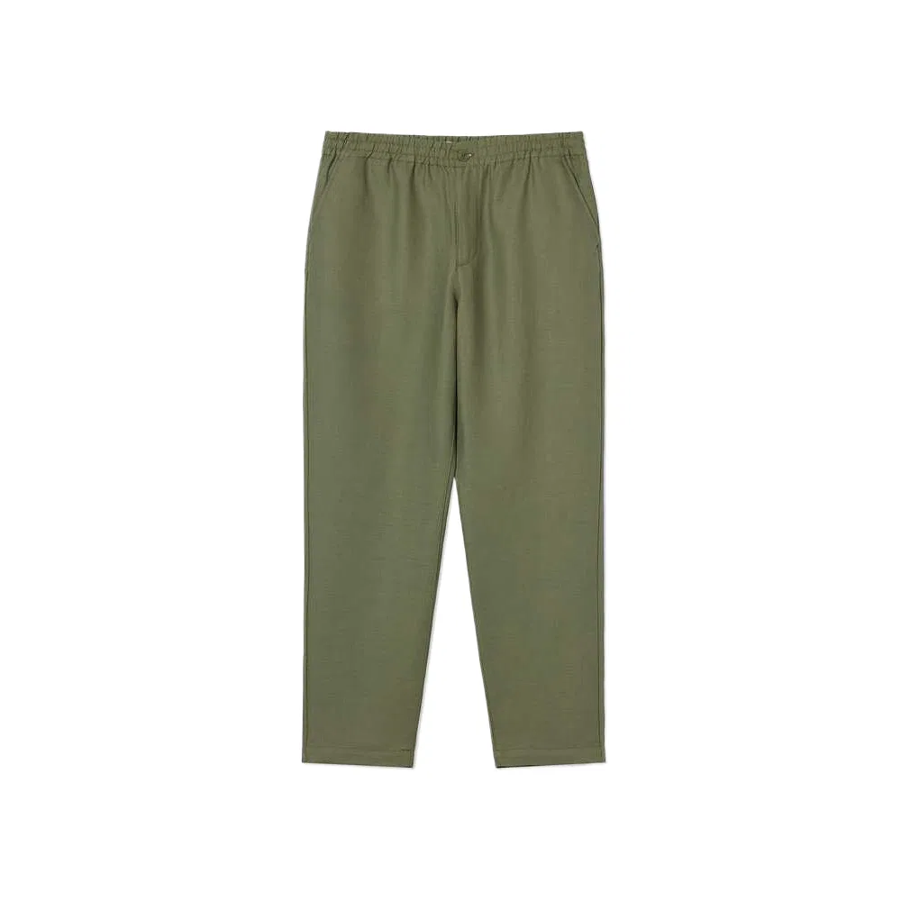 Мужские брюки прямого кроя LACOSTE, Khaki Green/Khaki Green-Bmy