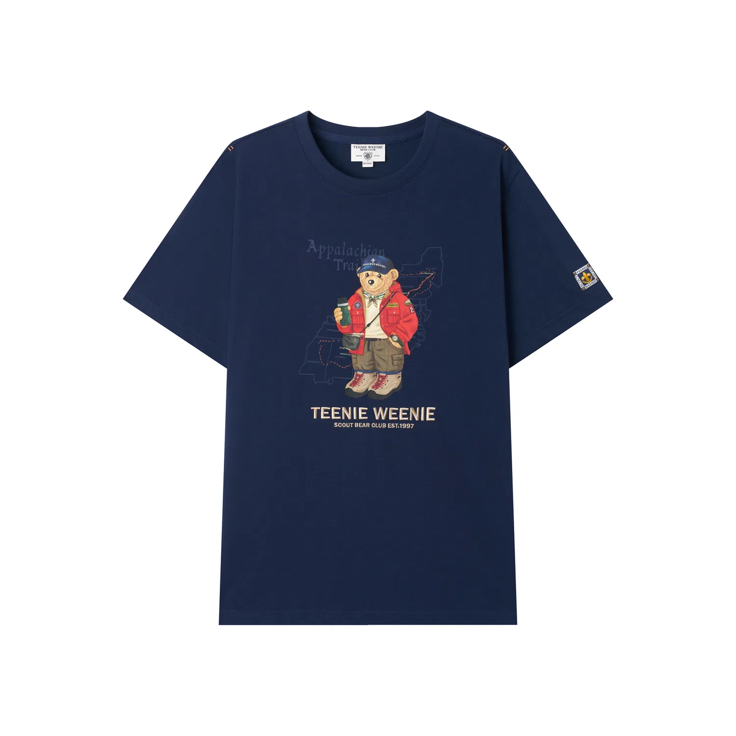 Детская футболка с принтом Evergreen Preppy Style Teenie Weenie Men, White — фото 4