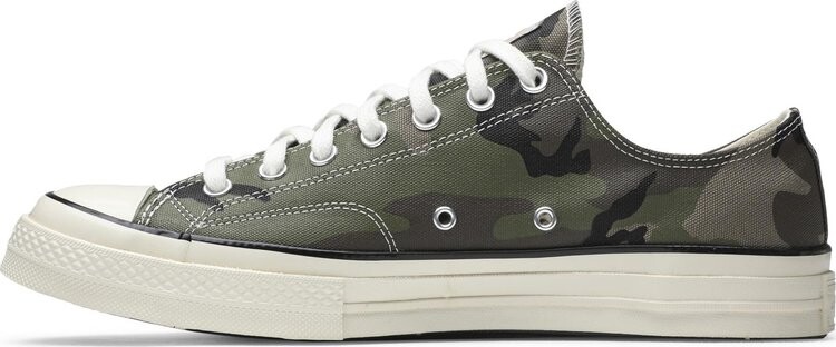 Кроссовки Converse Carhartt WIP x Chuck 70 Low Green Camo, зеленый — фото 3