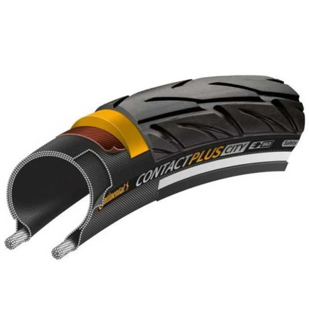 

Жесткая городская шина Continental Contact Plus City 26´´ x 2.20, черный