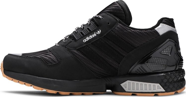 Кроссовки Adidas Undefeated x Neighborhood x ZX 8000 'Black Gum', черный — фото 4