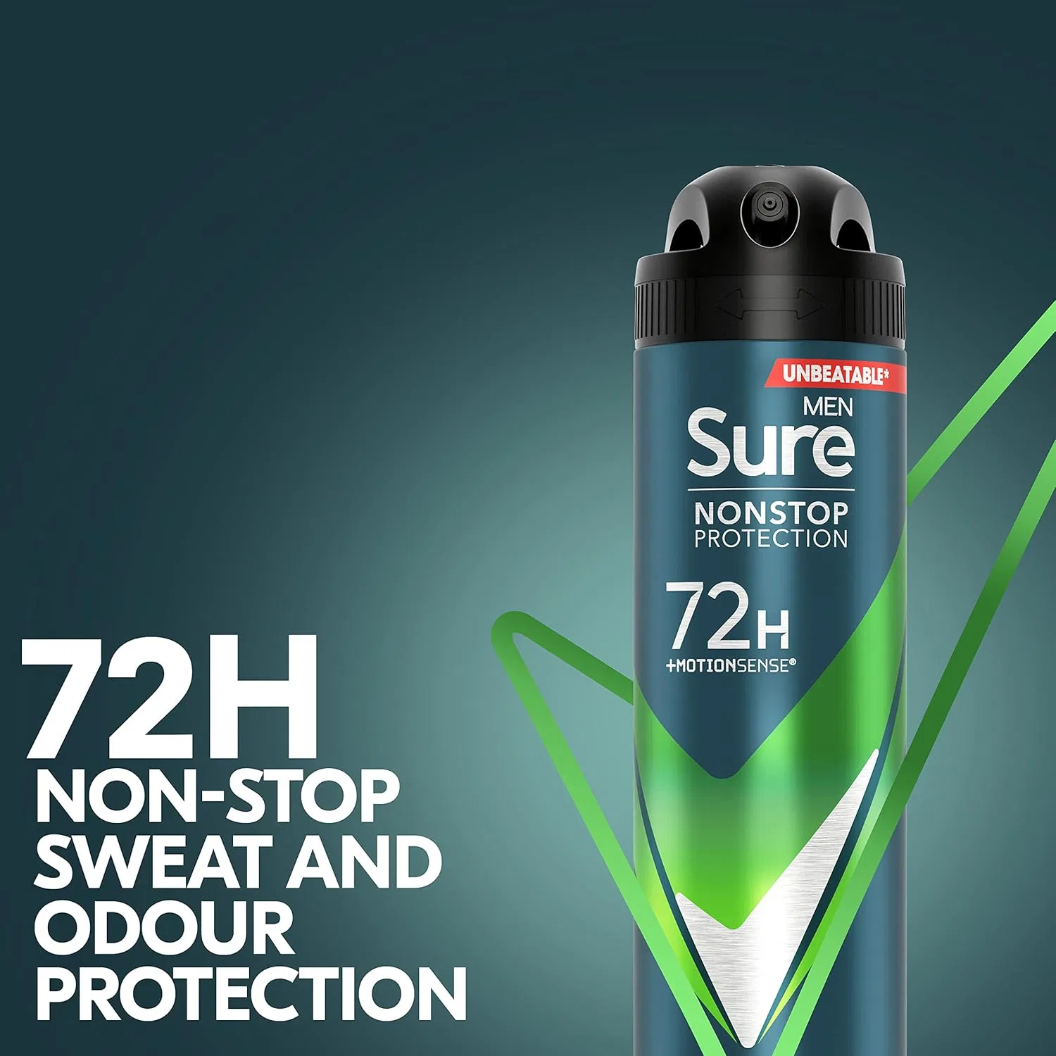 Антиперспирант-дезодорант аэрозольный Sure Men Nonstop Protection Quantum Dry, 900 мл, Цитрус и Древесные ноты — фото 4