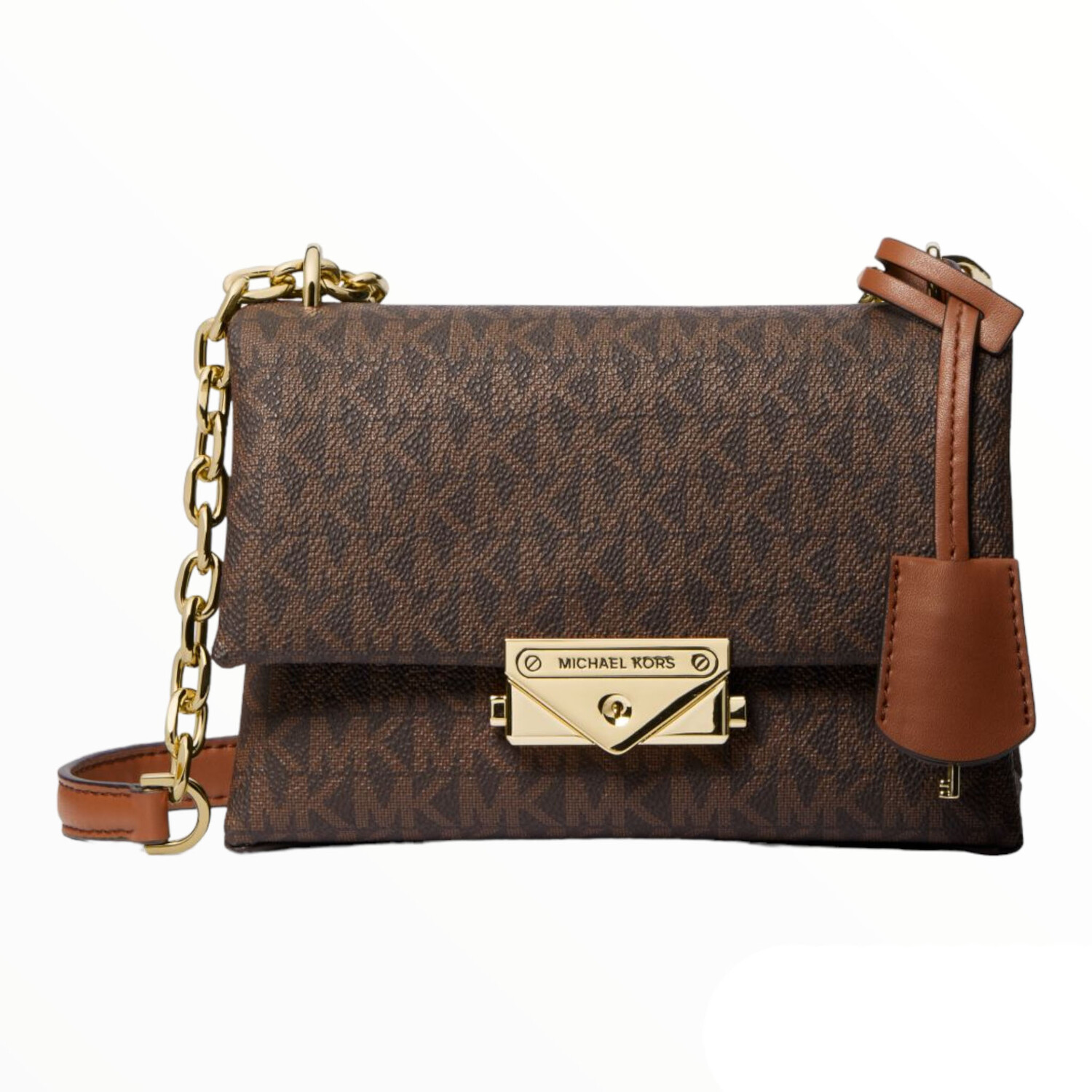 

Сумка Michael Michael Kors Cece Small Logo Shoulder, коричневый