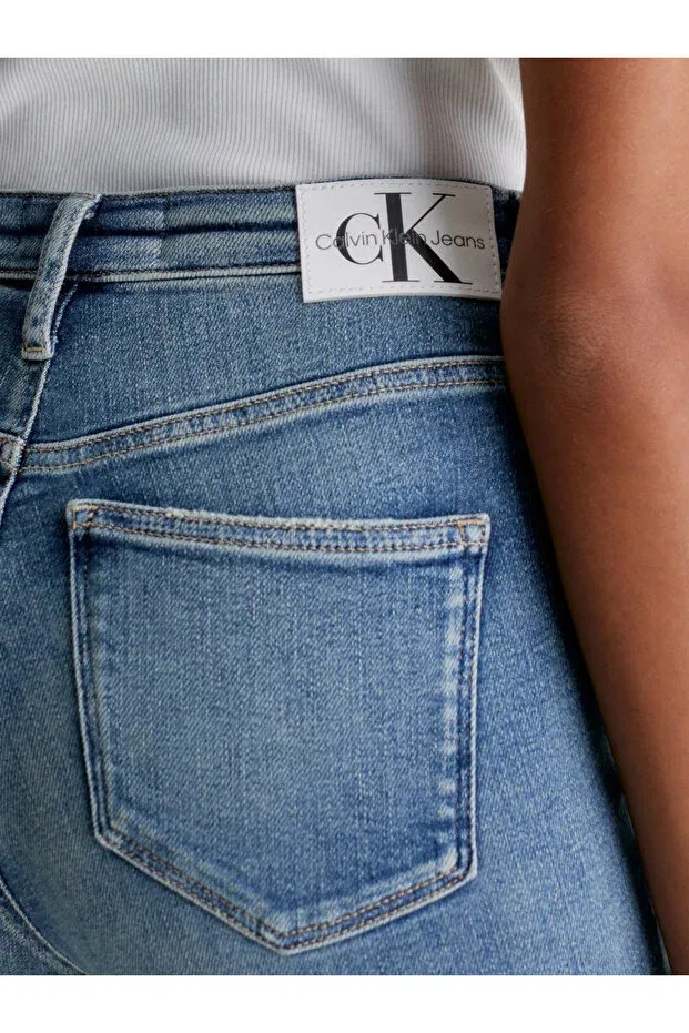 Женские джинсы прямого кроя Calvin Klein, Blue1 — фото 3