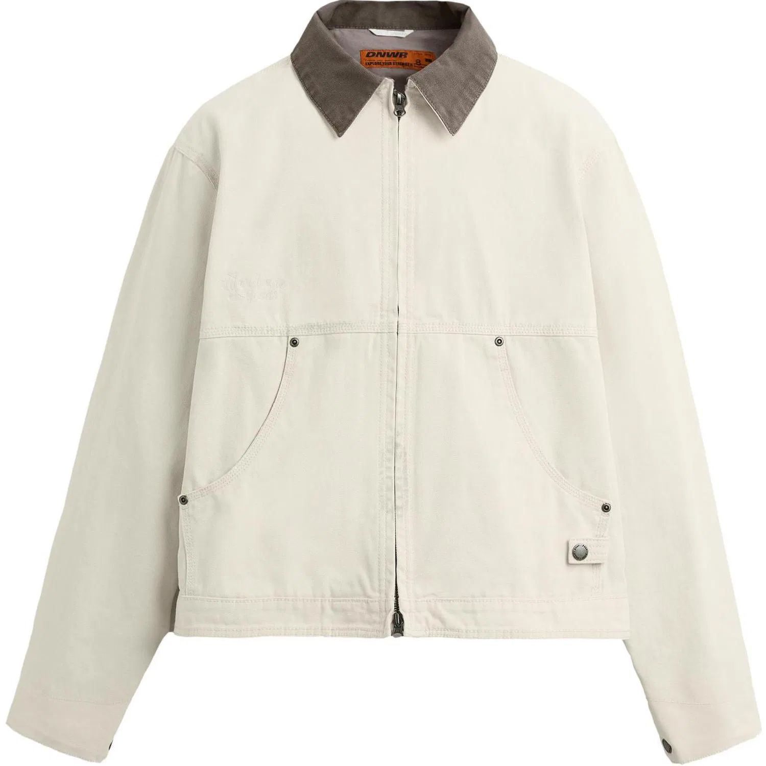Мужская куртка с принтом Frosted White ZARA, Frosted White
