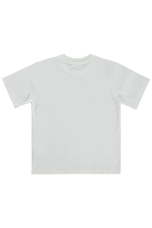 Детская футболка для мальчиков с коротким рукавом Civil Boys, Off White — фото 2