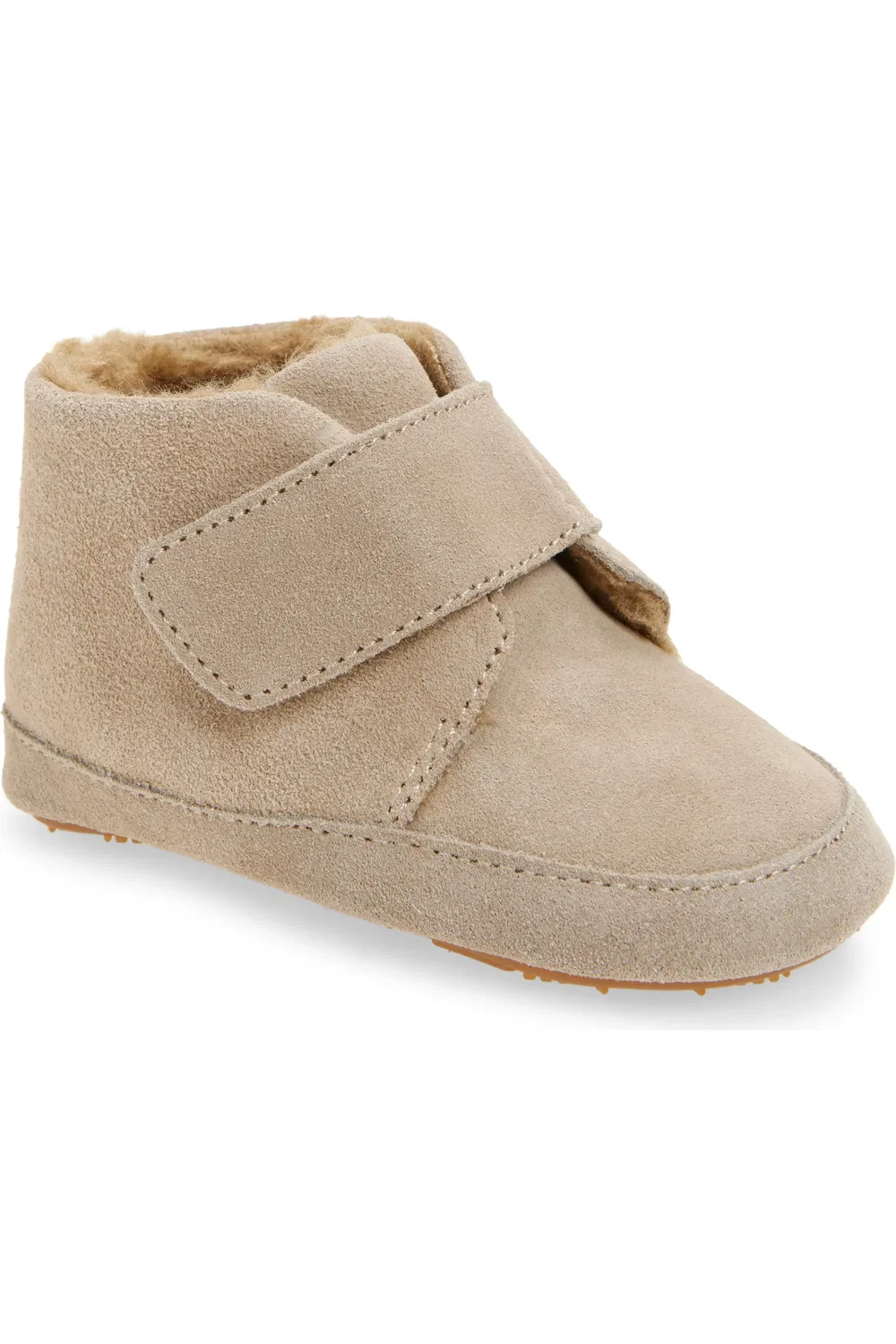 Детские ботинки на липучке с водоотталкивающим верхом Shloofy OLD SOLES, Sand Suede