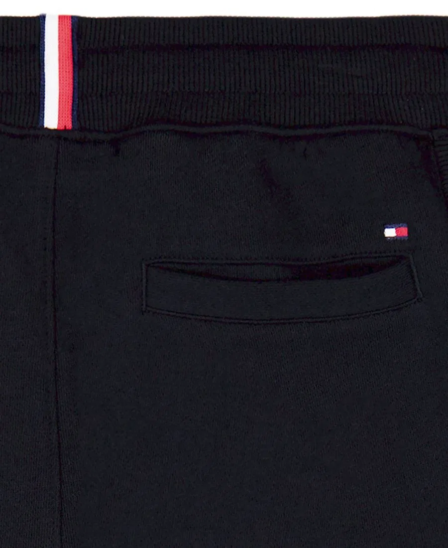 Детские спортивные штаны для мальчиков с утяжкой Tommy Hilfiger, Black — фото 4