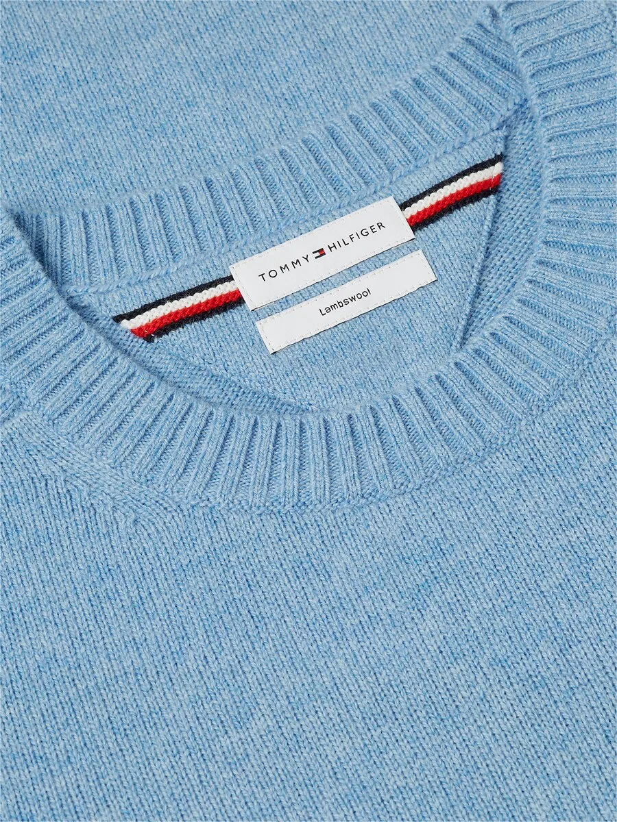 Свитер TOMMY HILFIGER, темно-синий, опаловый — фото 3