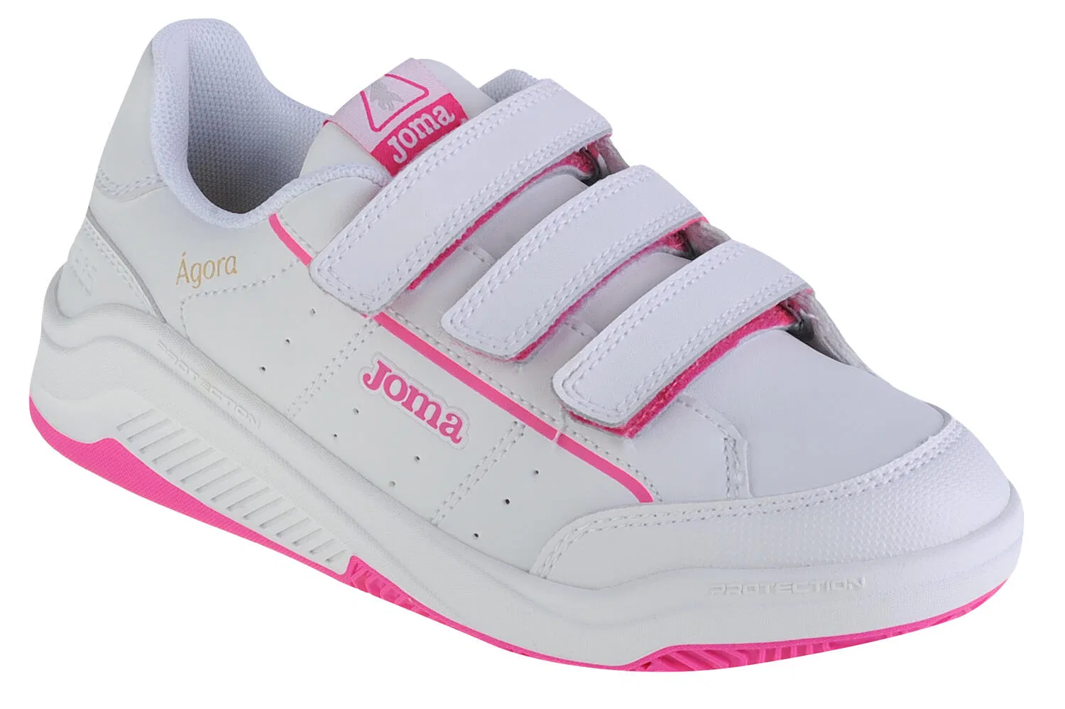 Детские кроссовки для девочек с защитой W.Agora Jr 23 Joma, Weiss Weiss