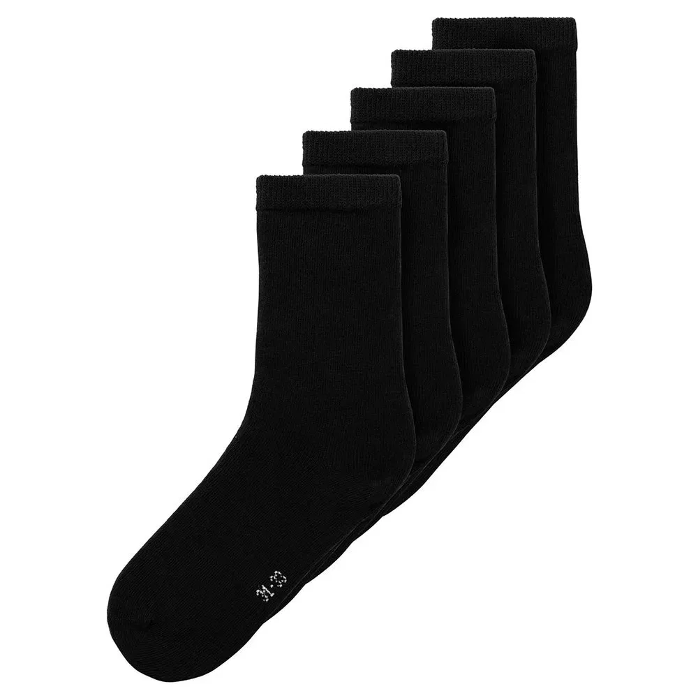 Детские носки для девочек с 5 парами Name it, Black