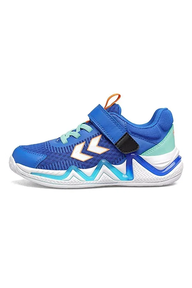 Детские спортивные кроссовки для девочек с липучкой Orio jr. Hummel, Blue