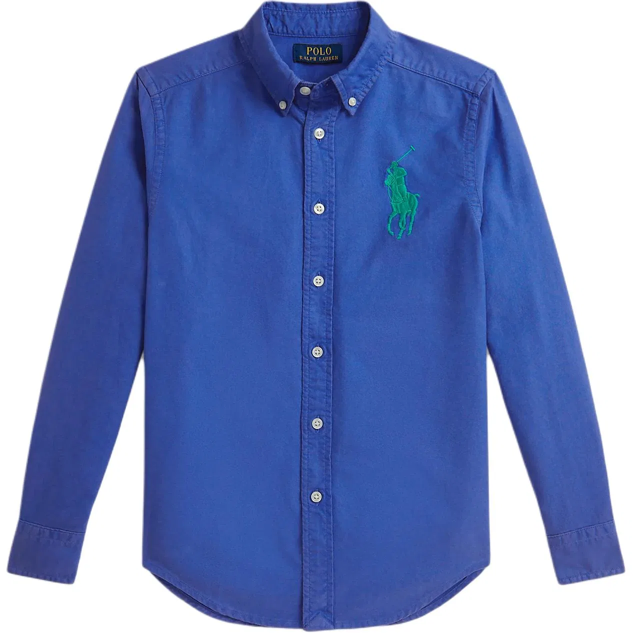 Детская рубашка повседневная с принтом Big Pony Polo Ralph Lauren