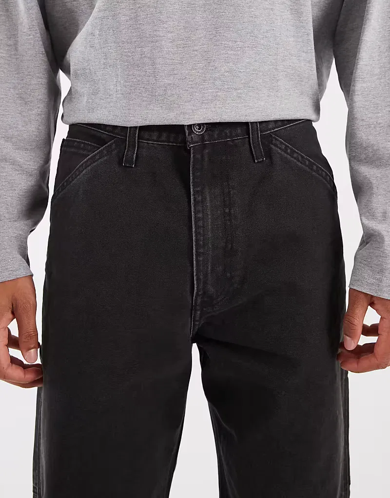 Джинсы Levi's Workwear 568 свободного прямого кроя, рабочие, черный — фото 4