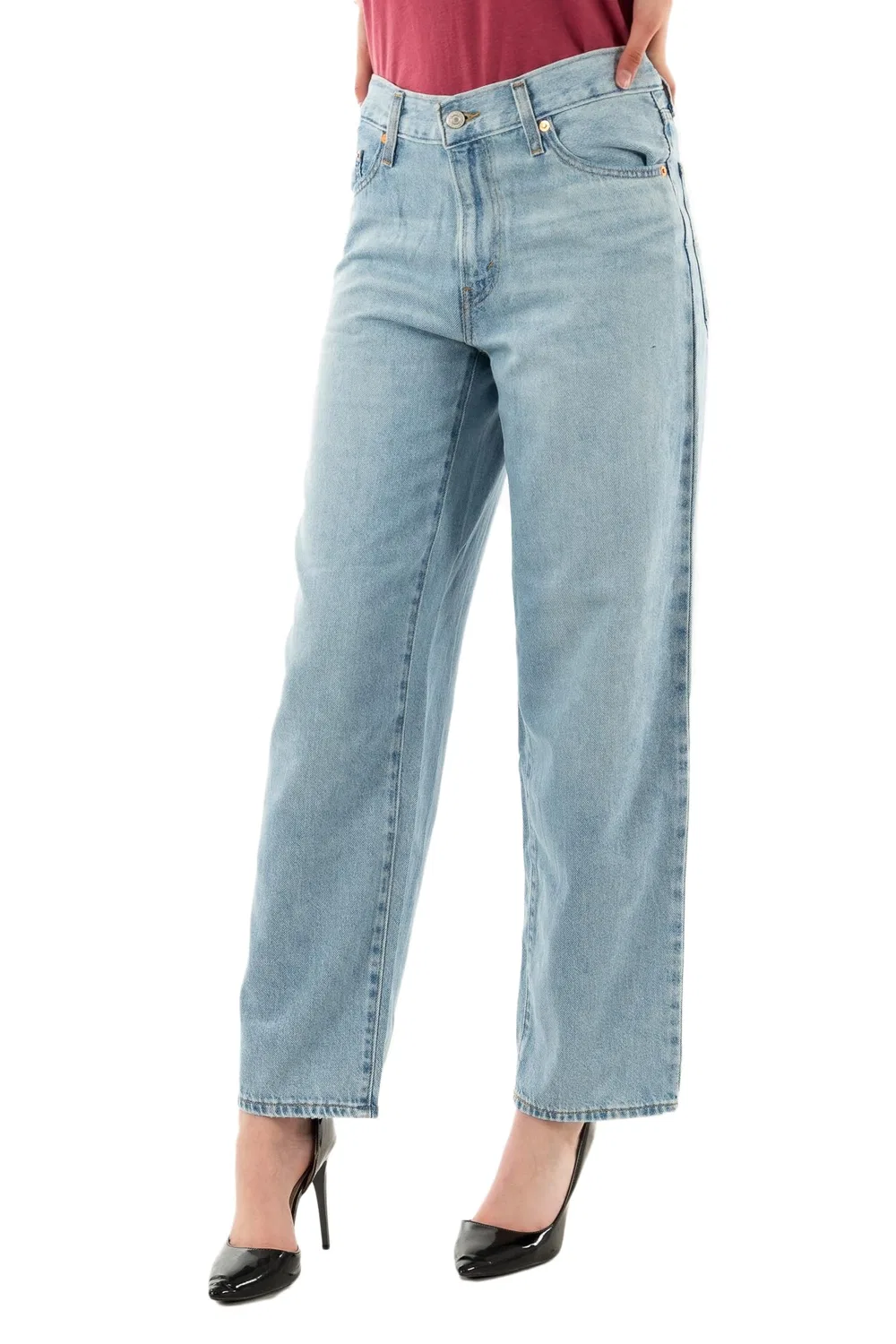 Женские джинсы свободного кроя Baggy Dad Jeans Levi's, Blue