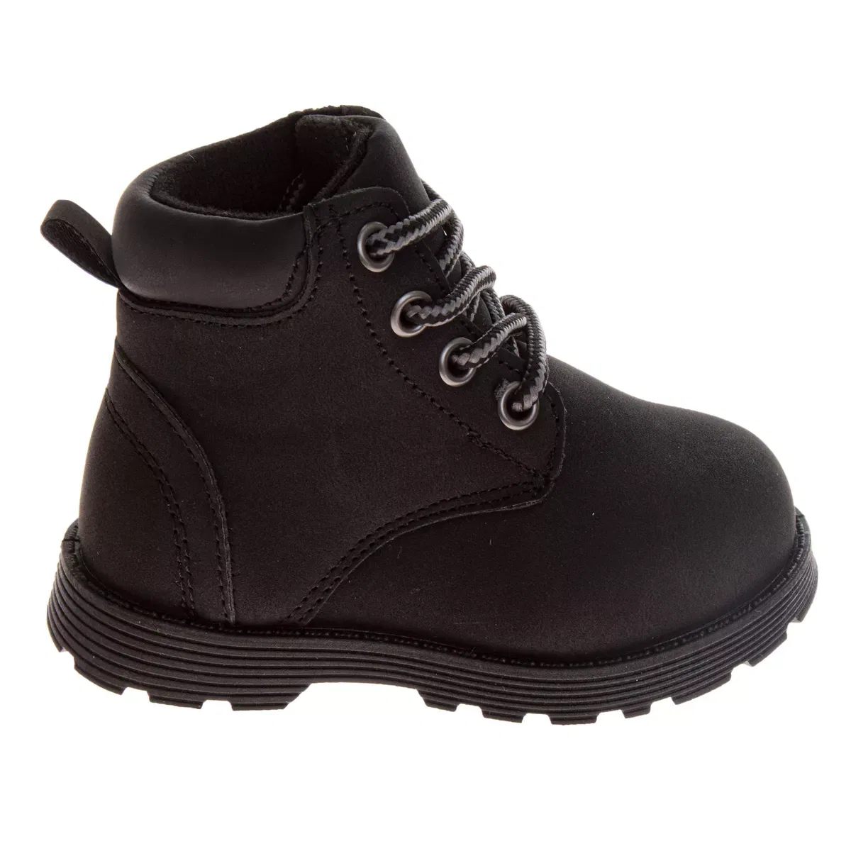 Детские ботинки для девочек с закрытым носком Josmo Shoes, Black — фото 2