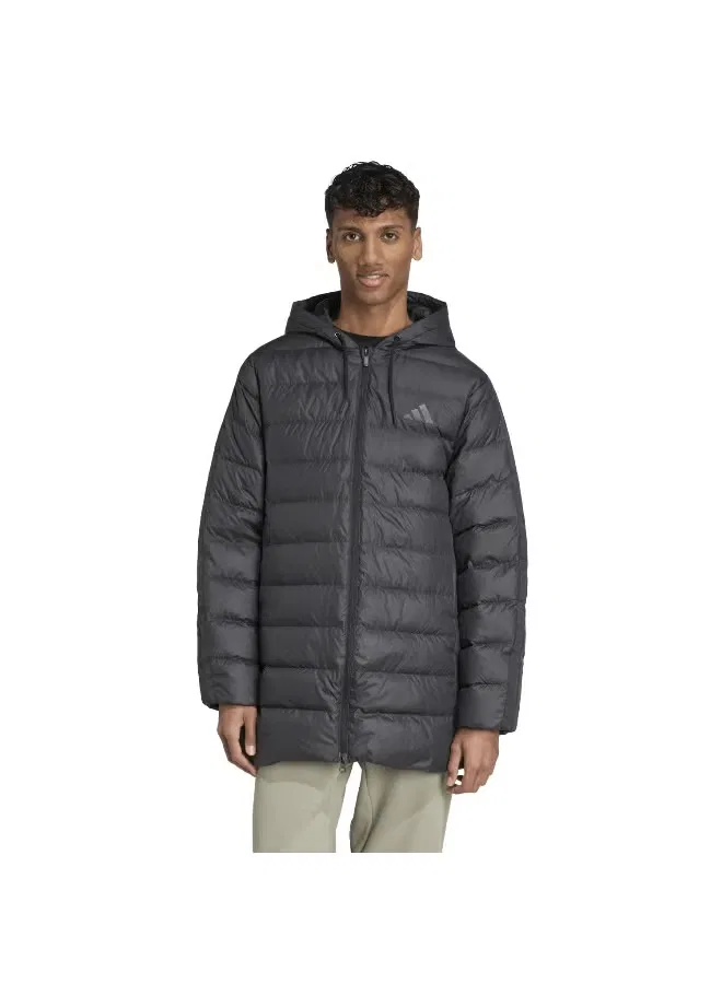 Куртка пуховая с длинным рукавом Ess 3s ld hd pa Adidas, черный — фото 2
