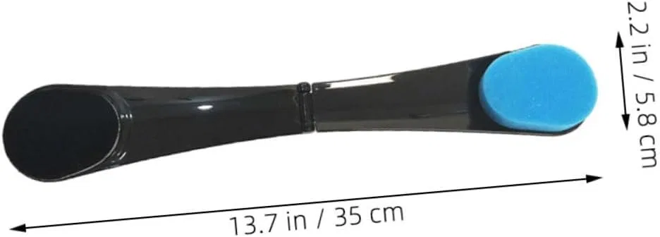 Кисть для спины BESTYASH, пластик, губка, Черный — фото 2