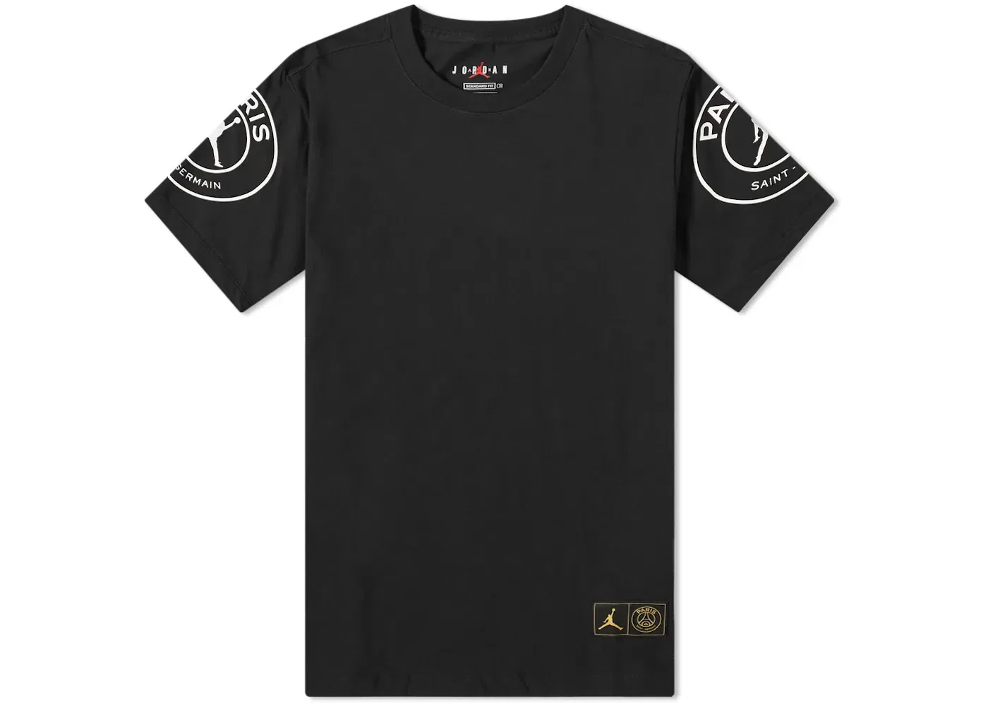 Мужская футболка с принтом Jordan x Paris Saint-Germain Tee, Black