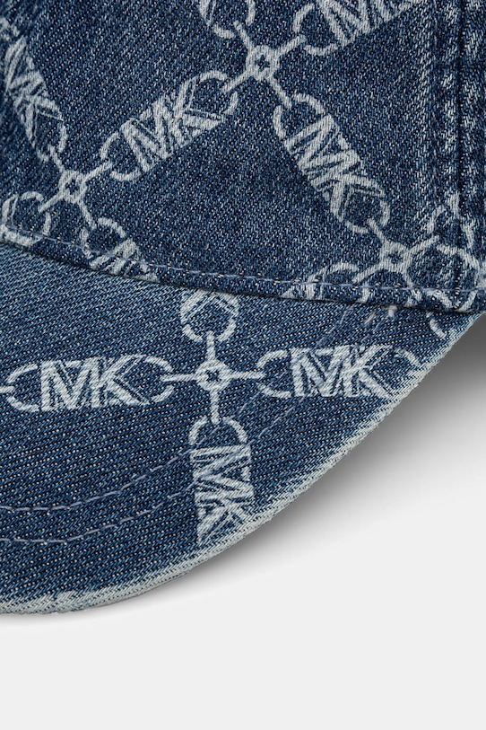 

Хлопковая кепка с козырьком Michael Michael Kors, синий