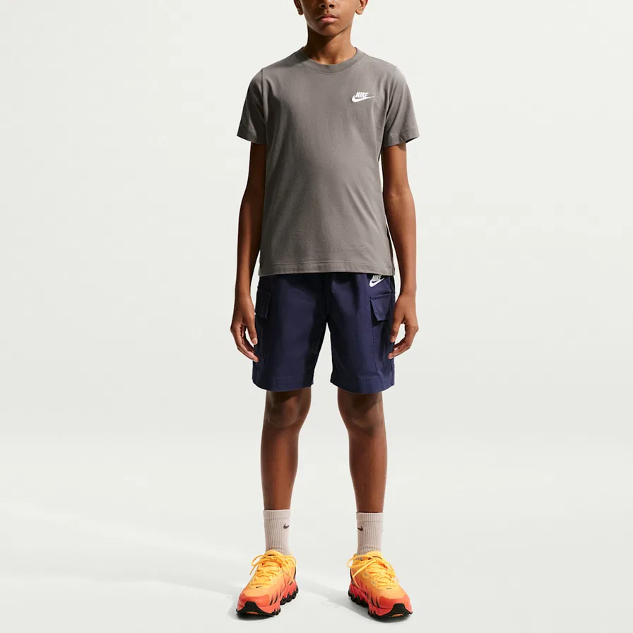 Футболка с круглым вырезом Nike, Gray — фото 3