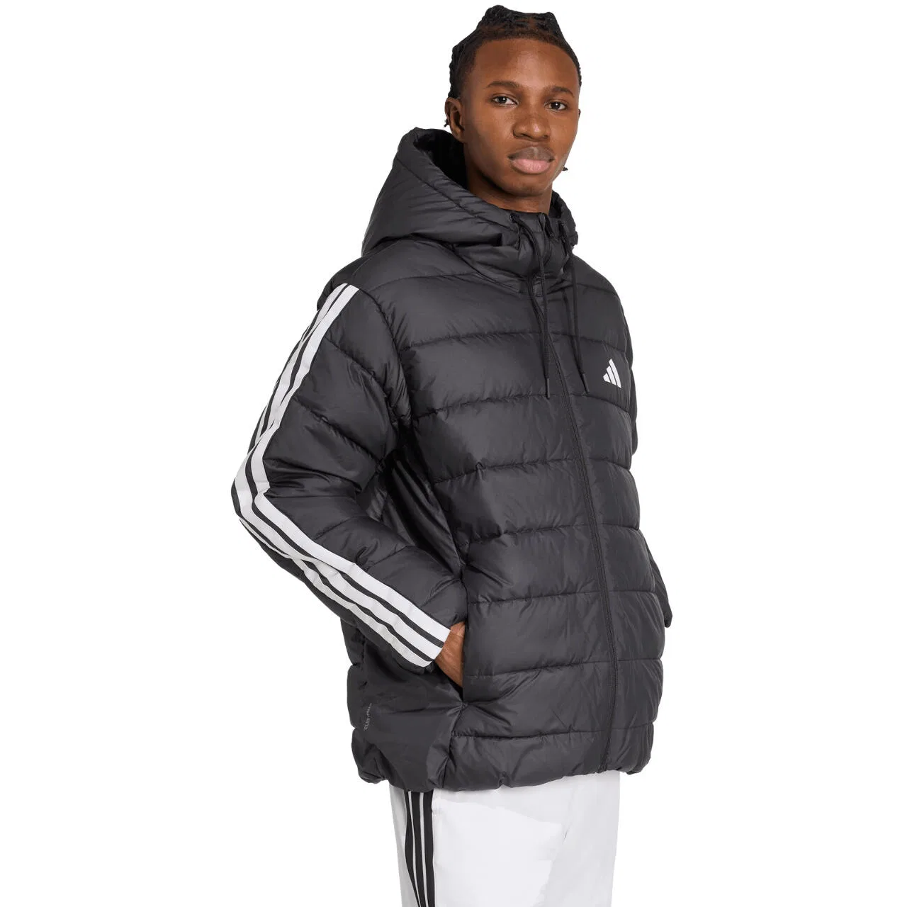 Мужская утепленная куртка Climawarm 3-Stripes adidas, Schwarz — фото 4