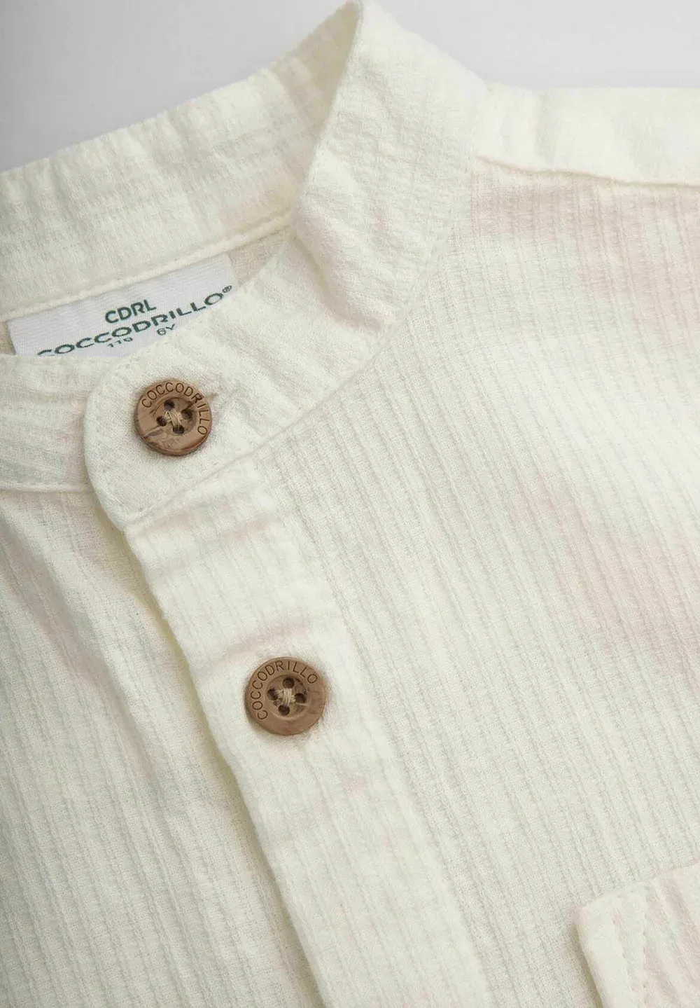 Hemd - рубашка Coccodrillo, Off White — фото 3