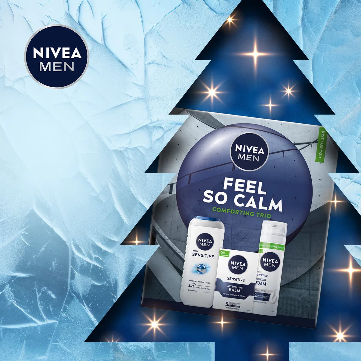 Набор косметики для бритья Nivea MEN Feel So Calm, 3 предмета — фото 3