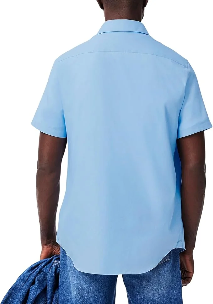 Lacoste мужская рубашка с коротким рукавом Regular Fit из основной коллекции, Overview — фото 3